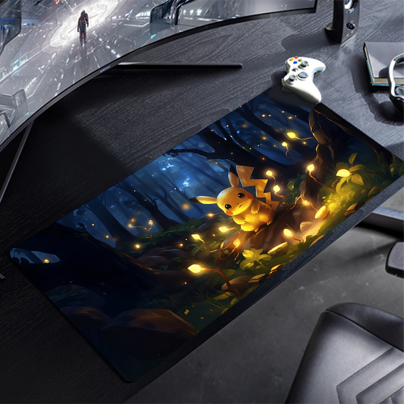 Gaming Keyboard Mini - Tappetino per mouse P-Pikachus, 900x400, in