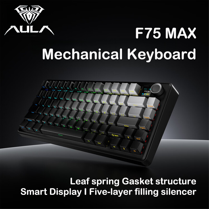 Gaming Keyboard Hot Swappable - Tastiera Meccanica AULA F75 MAX 75%