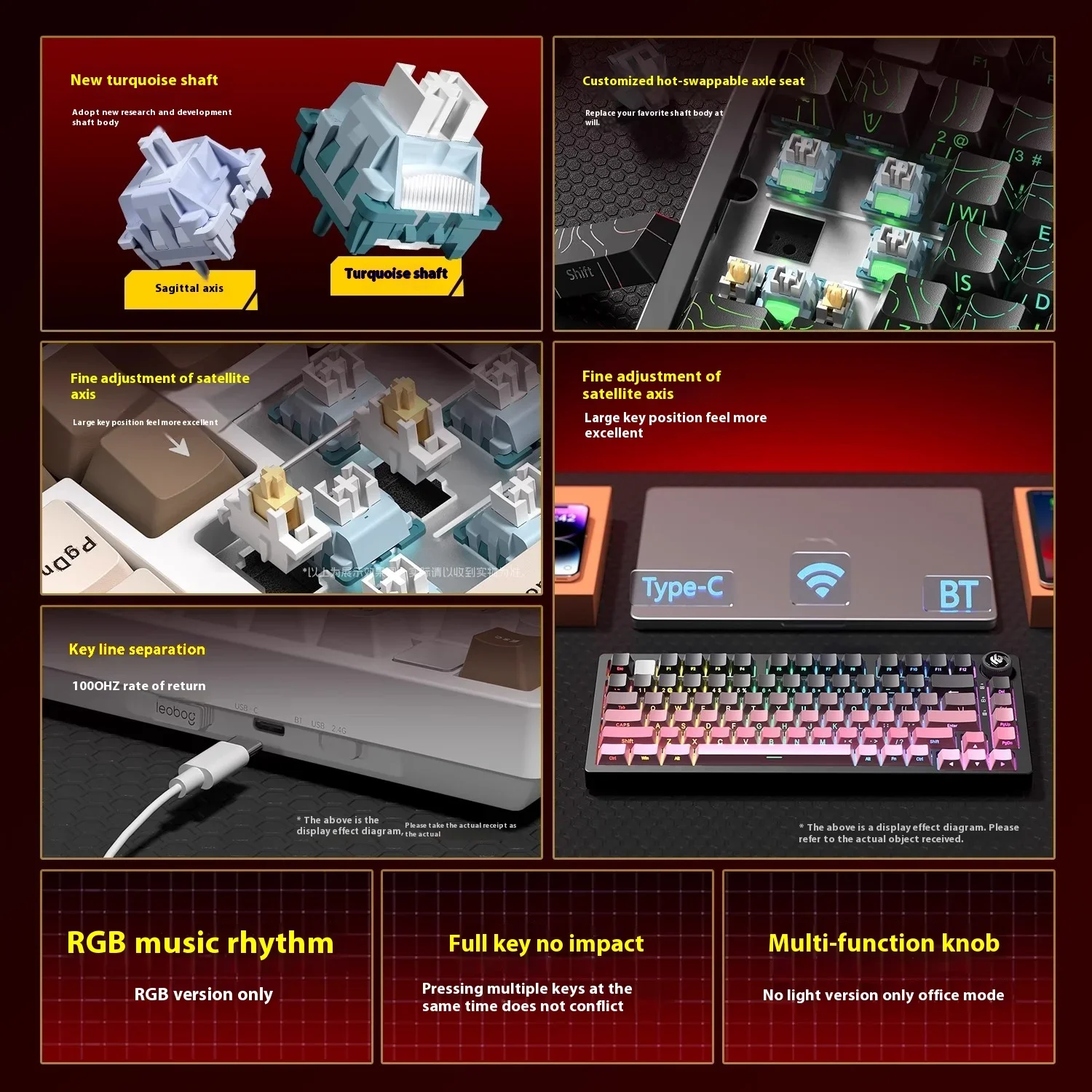 LEOBOG Hi75C Tastiera meccanic - Gaming Keyboard Hot Swappable recensione e prezzo
