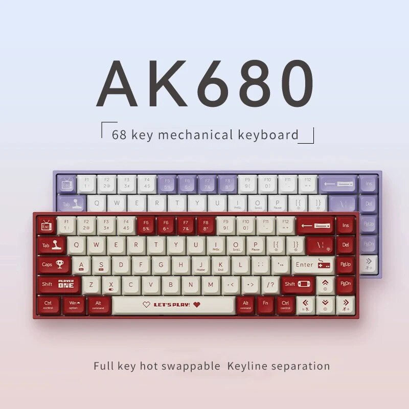 AJAZZ AK680 tastiera meccanica - Gaming Keyboard Hot Swappable recensione e prezzo