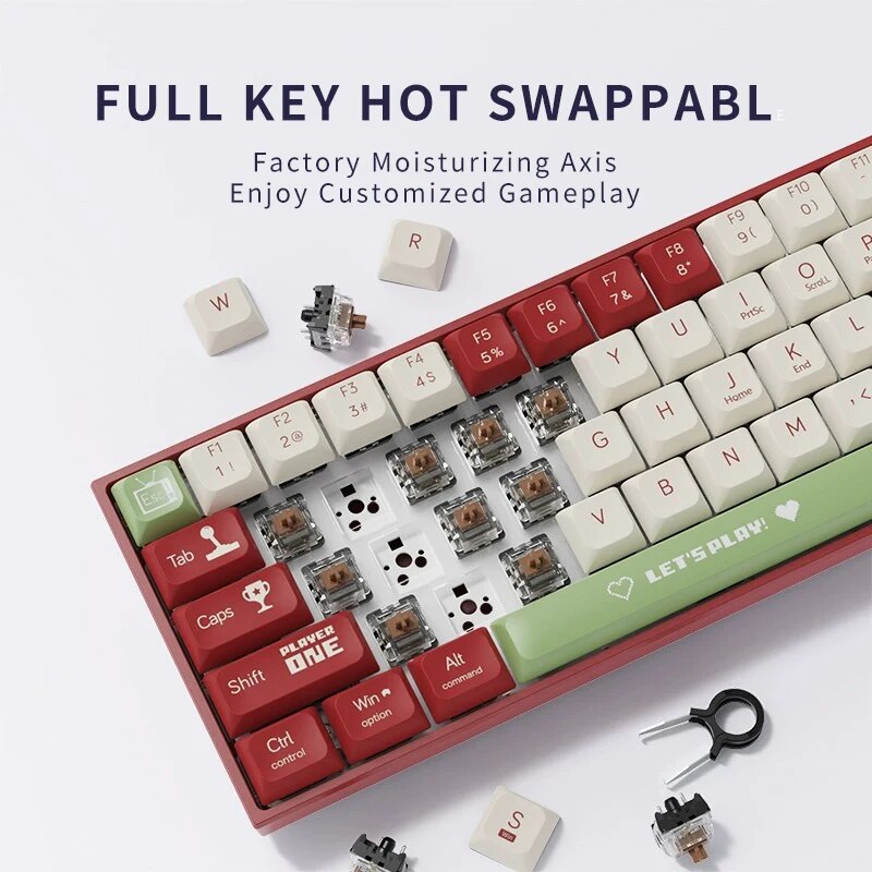 AJAZZ AK680 tastiera meccanica - Gaming Keyboard Hot Swappable recensione e prezzo