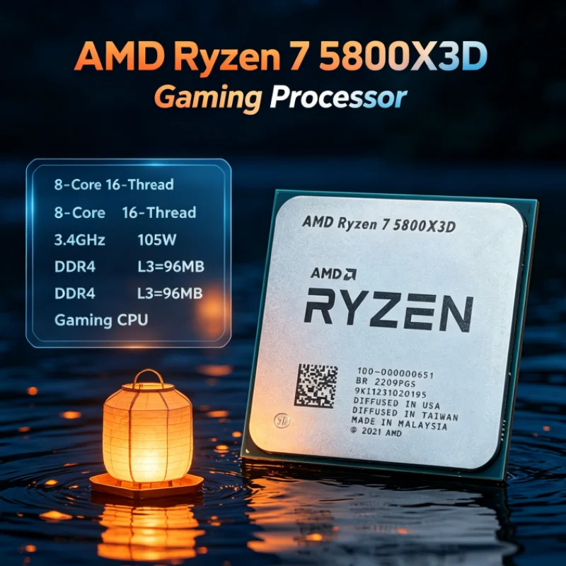 AMD R7 5800X3D 96 MB 3.4 GHz 8 - Amd Cpu Ryzen 7 recensione e prezzo